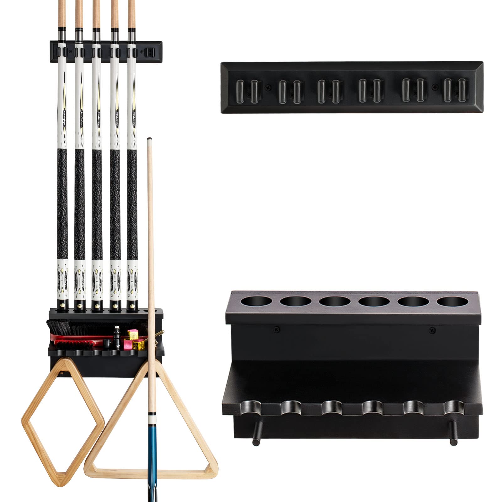 Bullet Wooden Wall Rack