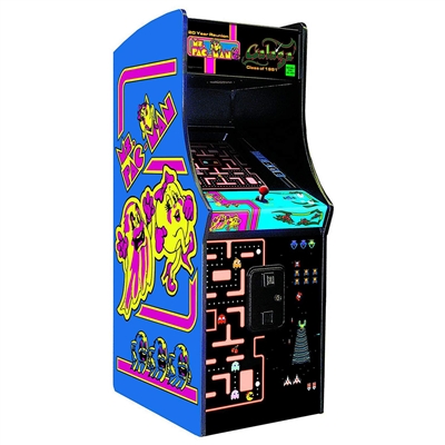 Ms Pac Man Galaga Arcade Cabinet